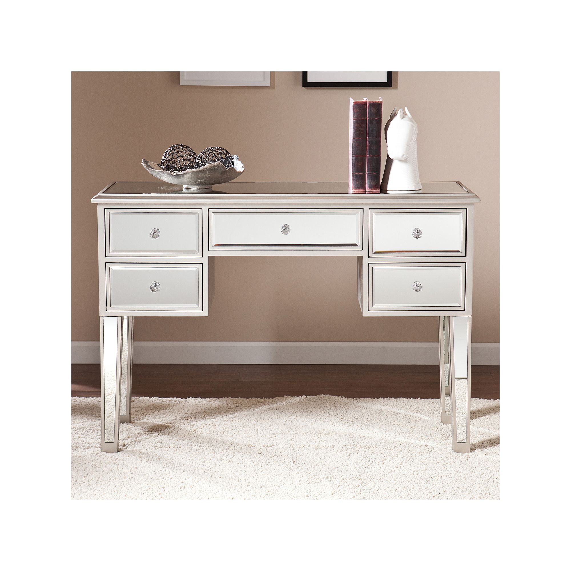 Emporia Mirrored Console Table