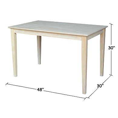 International Concepts 30-inch Contemporary Dining Table