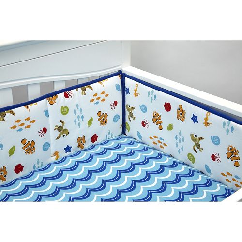 Disney Baby Finding Nemo Wavy Days Crib Bumper