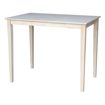 International Concepts Wood Bar Table