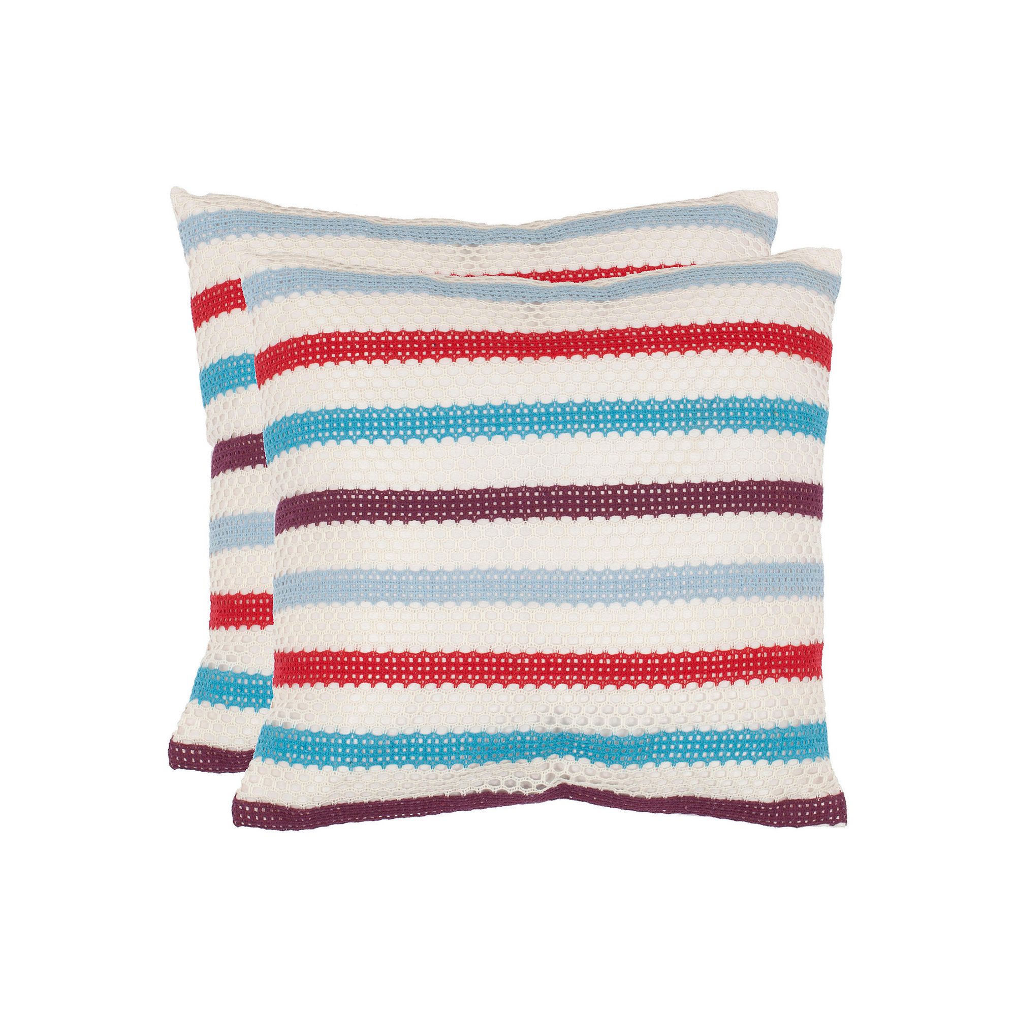 Bleeker 2-piece Throw Pillow Set, Red