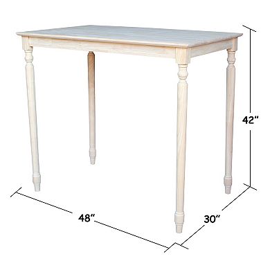 International Concepts 42" Finial-Style Dining Table