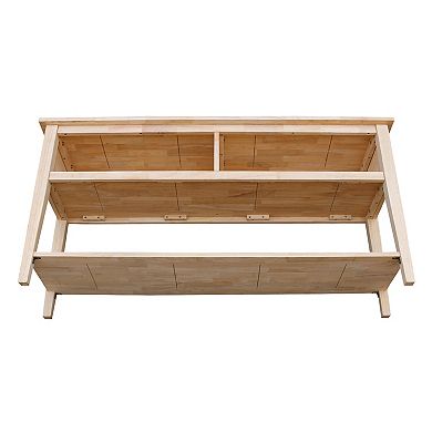International Concepts Shaker 3-Shelf Bookcase