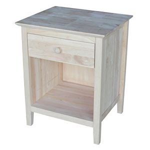 International Concepts 1-Drawer Nightstand