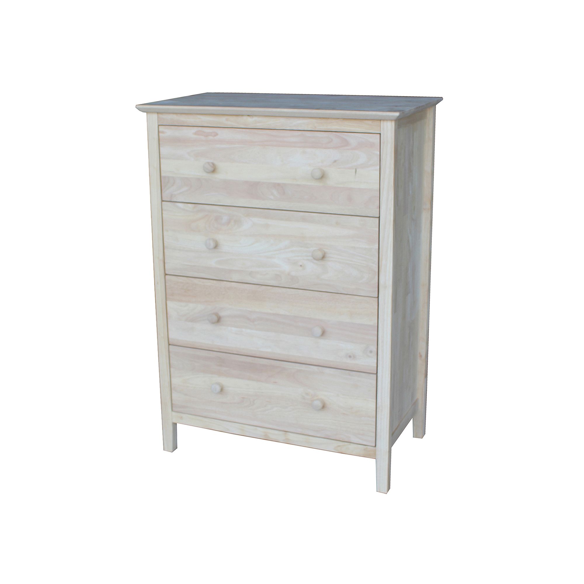 International Concepts 4-Drawer Dresser, Brown