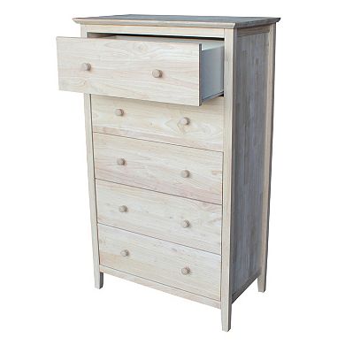 International Concepts 5-Drawer Dresser