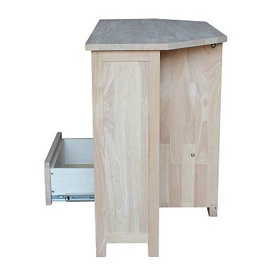 International Concepts Unfinished 6-Shelf Storage Cabinet