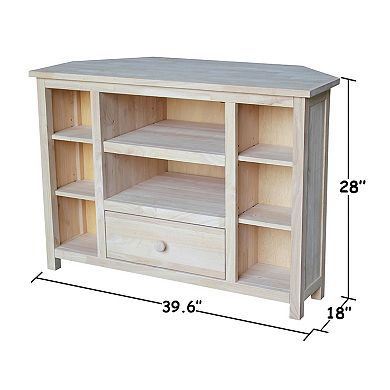 International Concepts Unfinished 6-Shelf Storage Cabinet