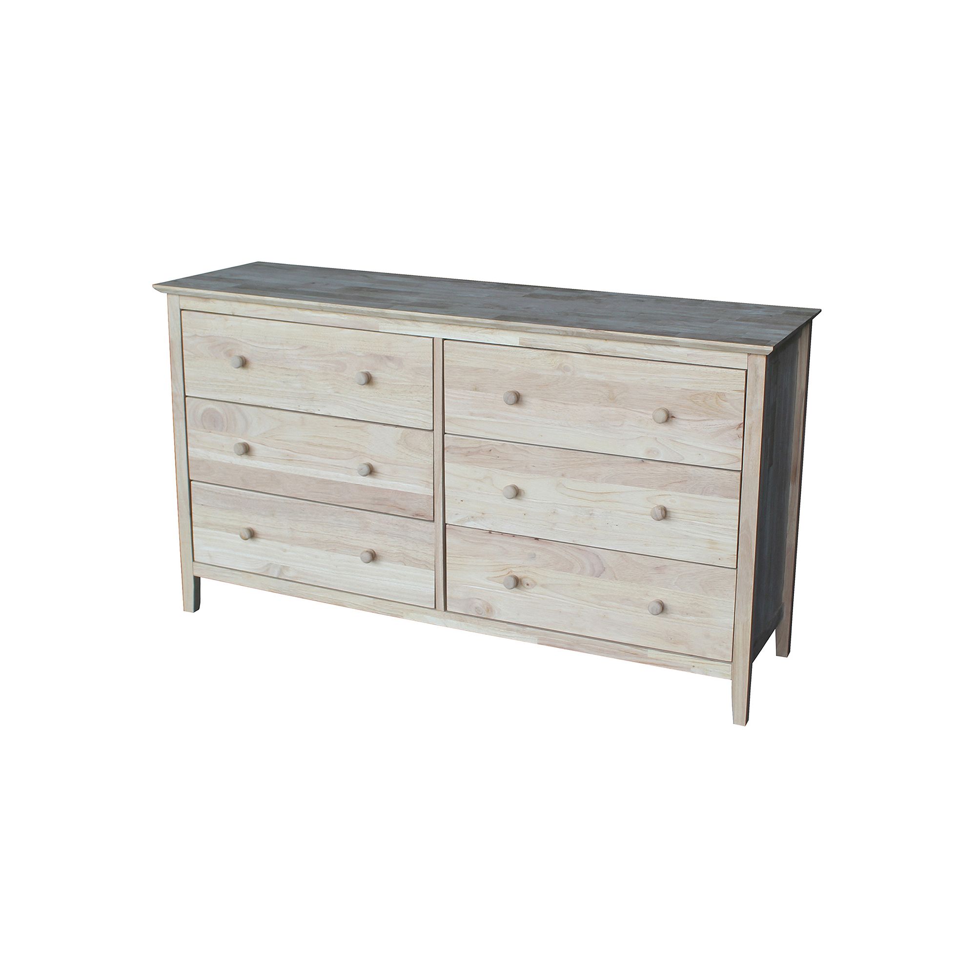 International Concepts 6-Drawer Dresser, Brown