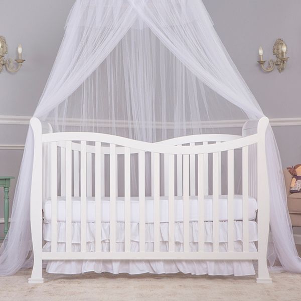 Twilight Dream On Me Violet 7 in 1 Convertible Life Style Crib with Dream On Me Spring Crib and Toddler Bed Mattress 