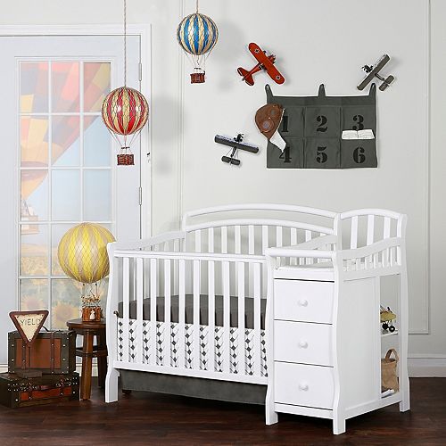 Dream On Me Casco 4 In 1 Convertible Mini Crib Set