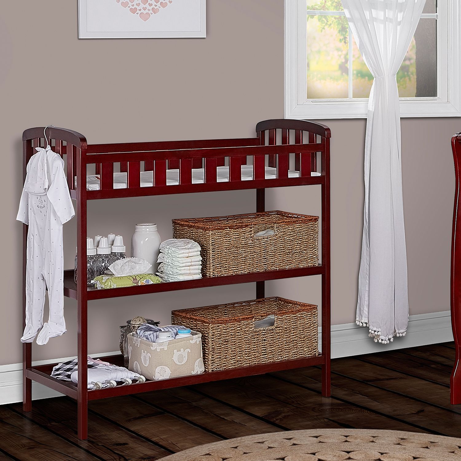 kohls cribs with changing table