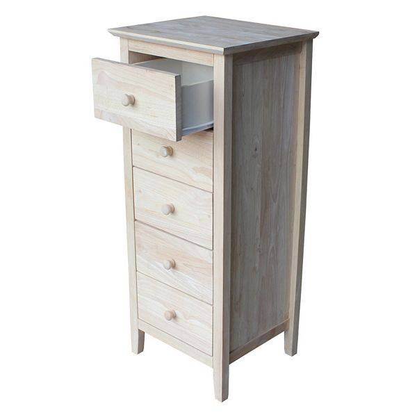 International Concepts 5 Drawer Lingerie Dresser