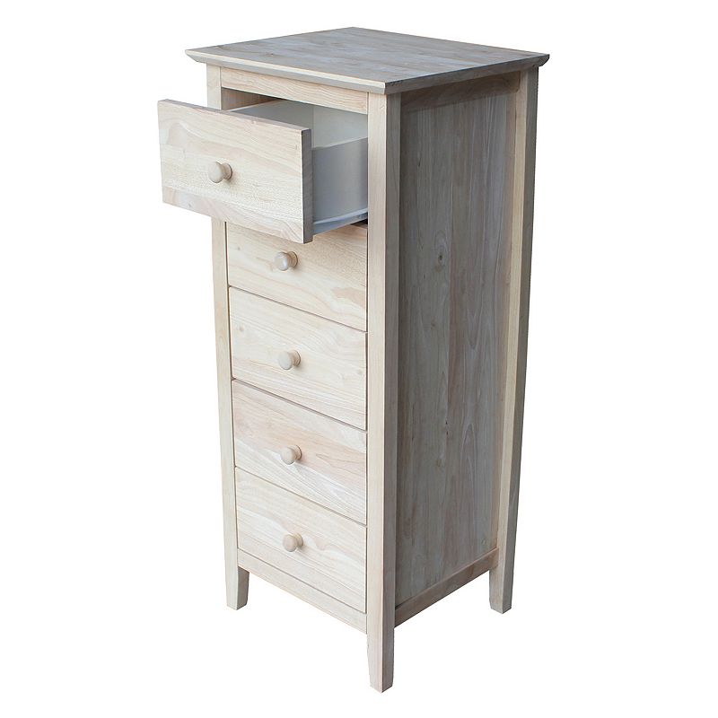 International Concepts Lingerie Chest with 5 Drawers