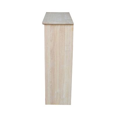 International Concepts 3-Shelf Entryway Storage Cabinet