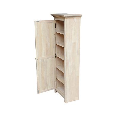 International Concepts Unfinished 6-Shelf Storage Cabinet