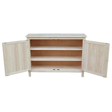 International Concepts 3-Shelf Entryway Storage Cabinet