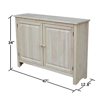 International Concepts 3-Shelf Entryway Storage Cabinet