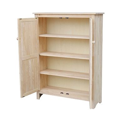 International Concepts 4-Shelf Storage Cabinet