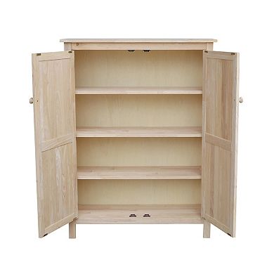 International Concepts 4-Shelf Storage Cabinet