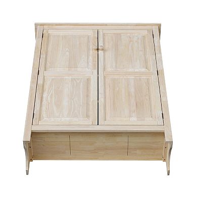 International Concepts 4-Shelf Storage Cabinet