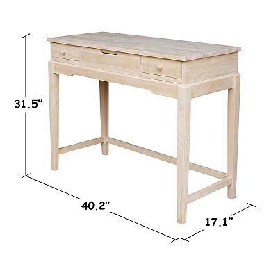 International Concepts 2-piece Vanity Table & Bench Set