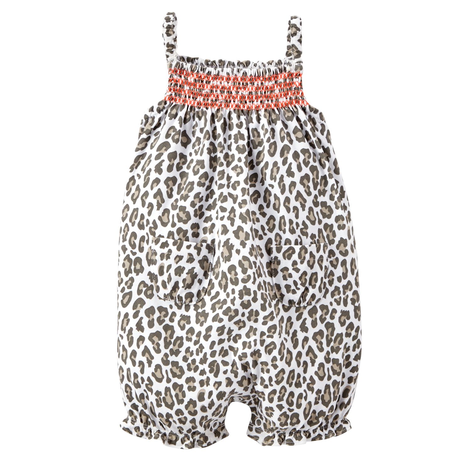 leopard romper baby