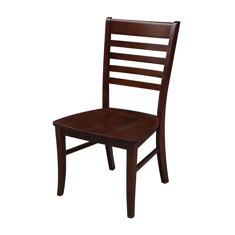 International Concepts 2-piece Cosmo Roma Espresso Chair Set, Brown