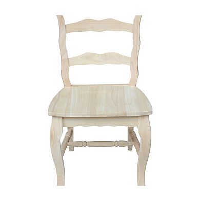 International Concepts 2-piece Versailles Side Chair Set