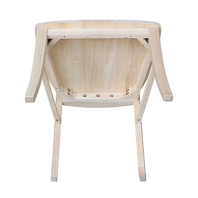 International Concepts 2-piece Roma Ladderback Chair Set