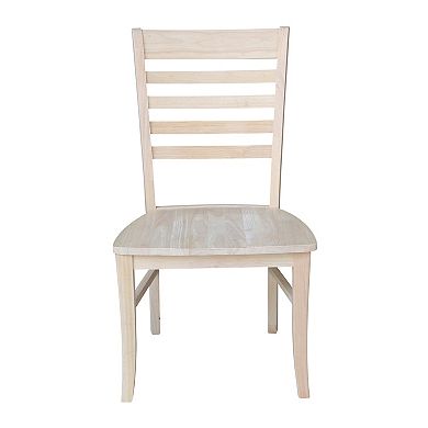 International Concepts 2-piece Roma Ladderback Chair Set
