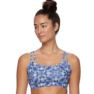 Gaiam Bra: Shine Wire-Free Low-Impact Yoga Sports Bra 44-00001
