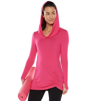 Women's Gaiam Studio to Street Balance Cowlneck Yoga Hoodie