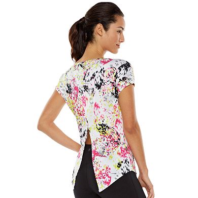 Women's Gaiam Studio to Street Journey Split-Back Yoga Top