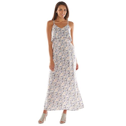 LC Lauren Conrad Floral Popover Maxi Dress - Women's
