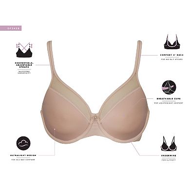 Bali® One Smooth U® Ultra Light Convertible Full-Coverage Bra 3439