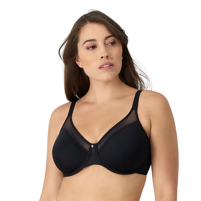 Bali® One Smooth U® Ultra Light Convertible Full-Coverage Bra 3439, Women's, Size: 34 Dd, Black