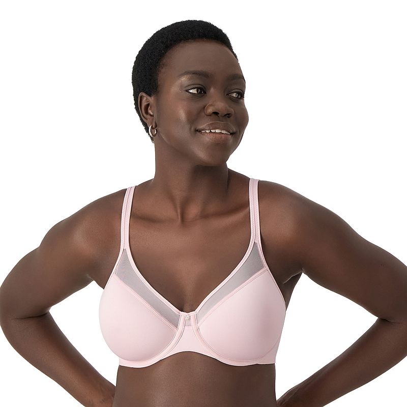 Bali® One Smooth U® Ultra Light Convertible Full-Coverage Bra 3439, Women's, Size: 34 C, Hush Pink