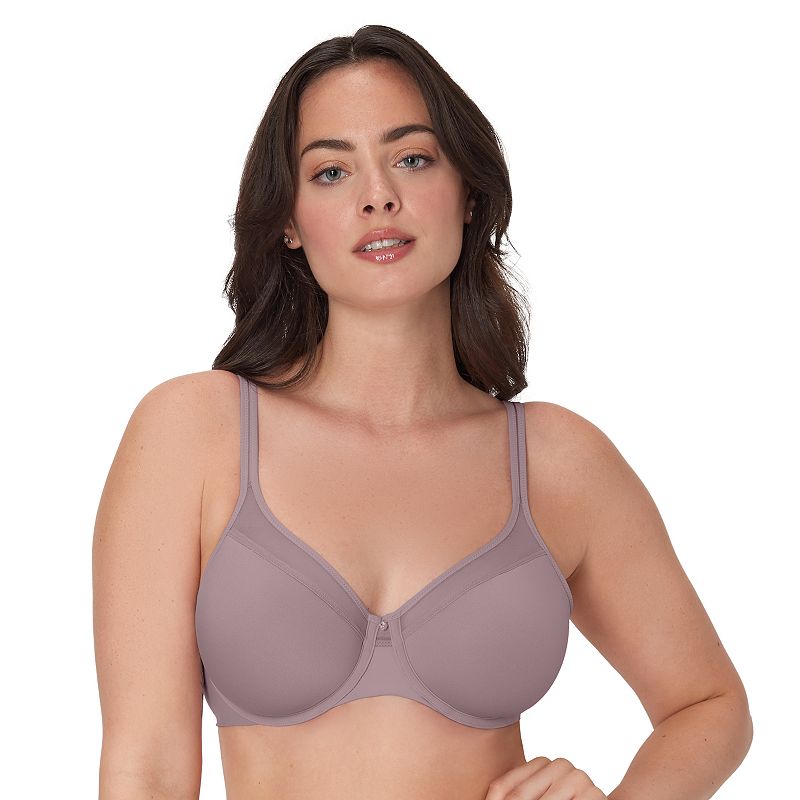Bali® One Smooth U® Ultra Light Convertible Full-Coverage Bra 3439, Women's, Size: 38 Dd, Purple Mauve