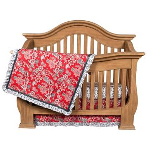 Waverly Baby By Trend Lab Pom Pom Floral 4 Pc Crib Bedding Set By