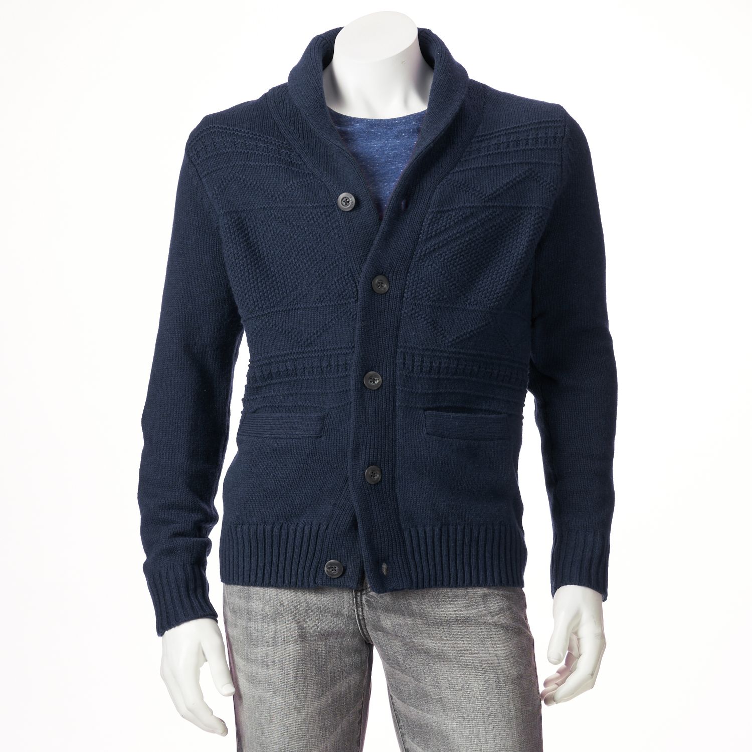 kohls mens cardigan