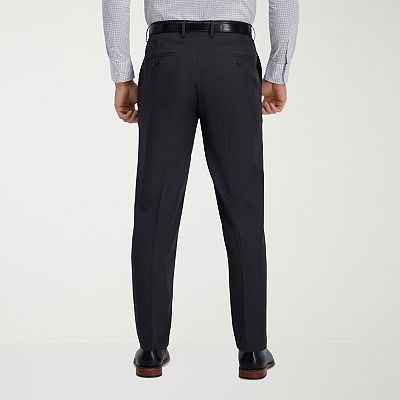 haggar slim fit premium comfort dress pant Haggar Premium Comfort Dress Pants, Pleated Front in Black main image 1