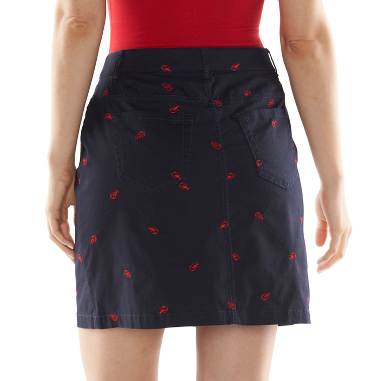 Skort Classique Noir Pour Femme Croft & Barrow - Taille 4, Neuf Avec étiquettes