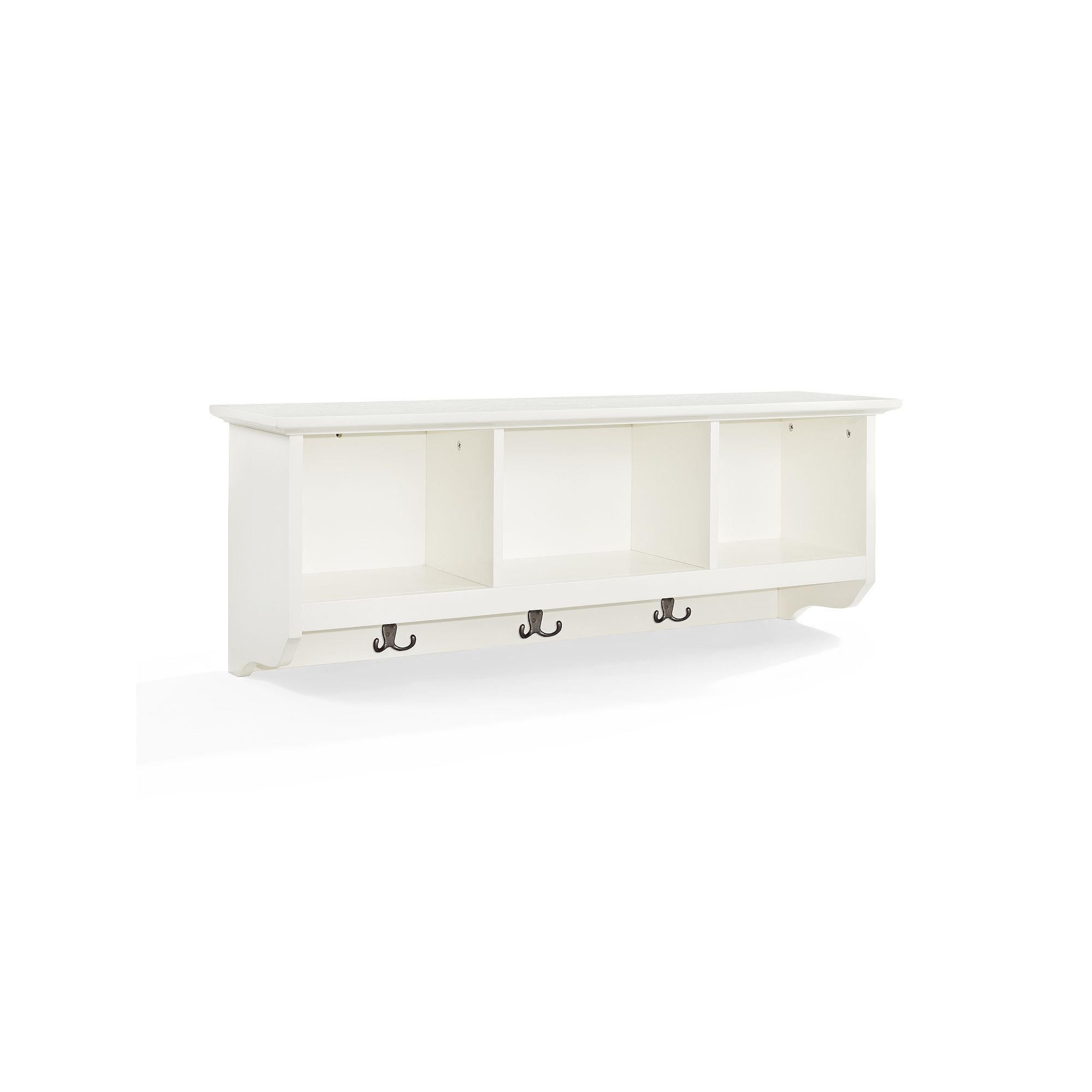 Crosley Brennan Entryway Storage Shelf, White
