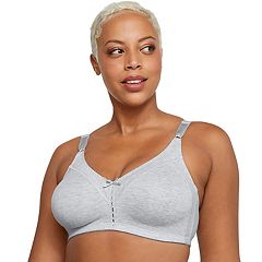 Bali 3036 Cotton Double Support Wirefree Bra Size 36b Heather Gray for sale  online