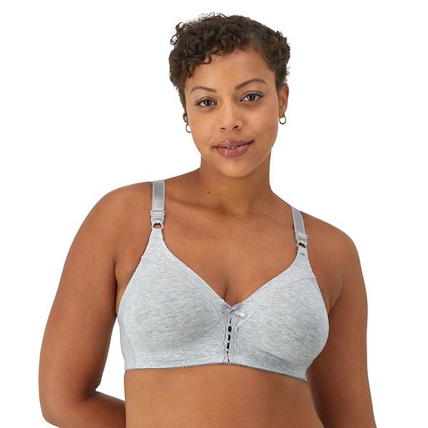 Bali® Double Support® Full-Figure Wireless Bra 3036 - Heather Grey (34 B)