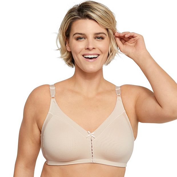 Bali Double Support Wirefree Bra, Nude, 36D at  Women's Clothing store