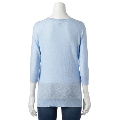 Women's Sonoma Goods For Life® Slubbed Crewneck Sweater
