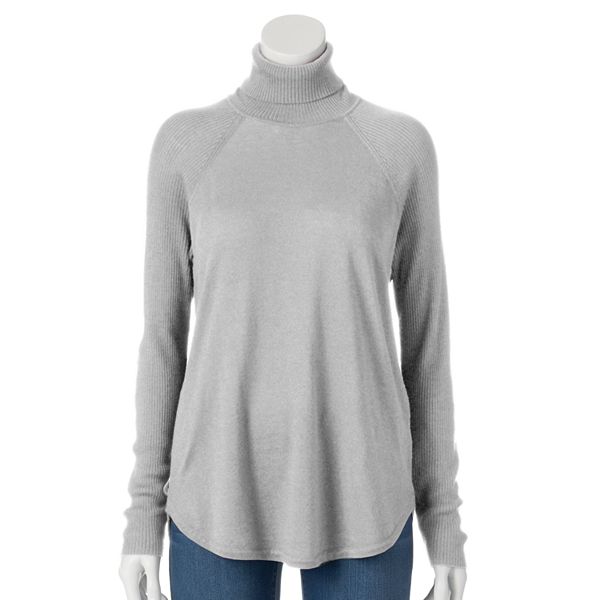 Women's Apt. 9® Ribbed Turtleneck Tunic