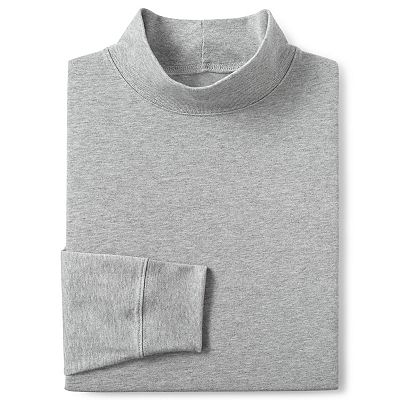 Men's Lands' End Super-T Mock Turtleneck
